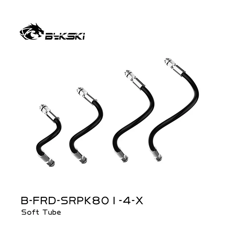 Bykski B-FRD-SRPK801-4-X Fitting+Soft Tube Rotating Union Parker 801 High Pressure Resistant PC Water Cooling for Mining Rig