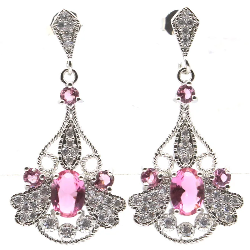 6g Customized 925 SOLID STERLING SILVER Earrings Colorful Peridot Red Ruby Emerald Tourmaline London Blue Violet Tanzanite CZ La
