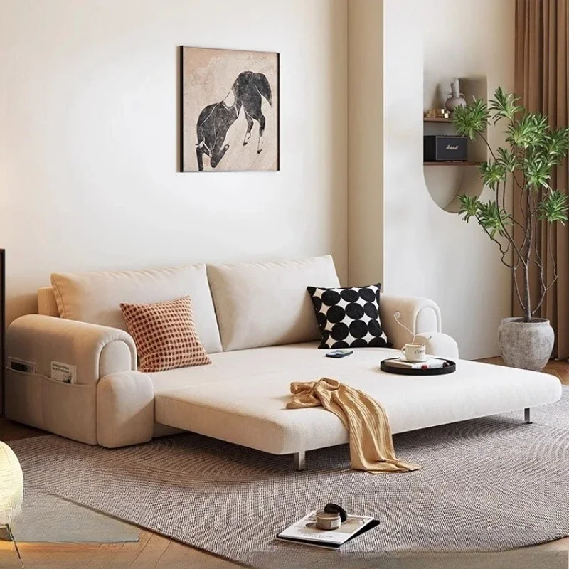Storage Modern Nordic Velvet Floor Designer Sponge Living Room Sofa Foldable Sofa