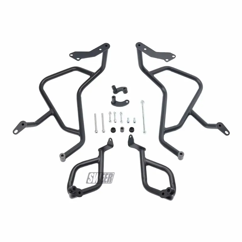 

2025 Newest Crash Bars For NX400 NX500 Motorcycle Upper And Lower Bumpers Engine Guard Frame Protector For Cb400x Cb500x A