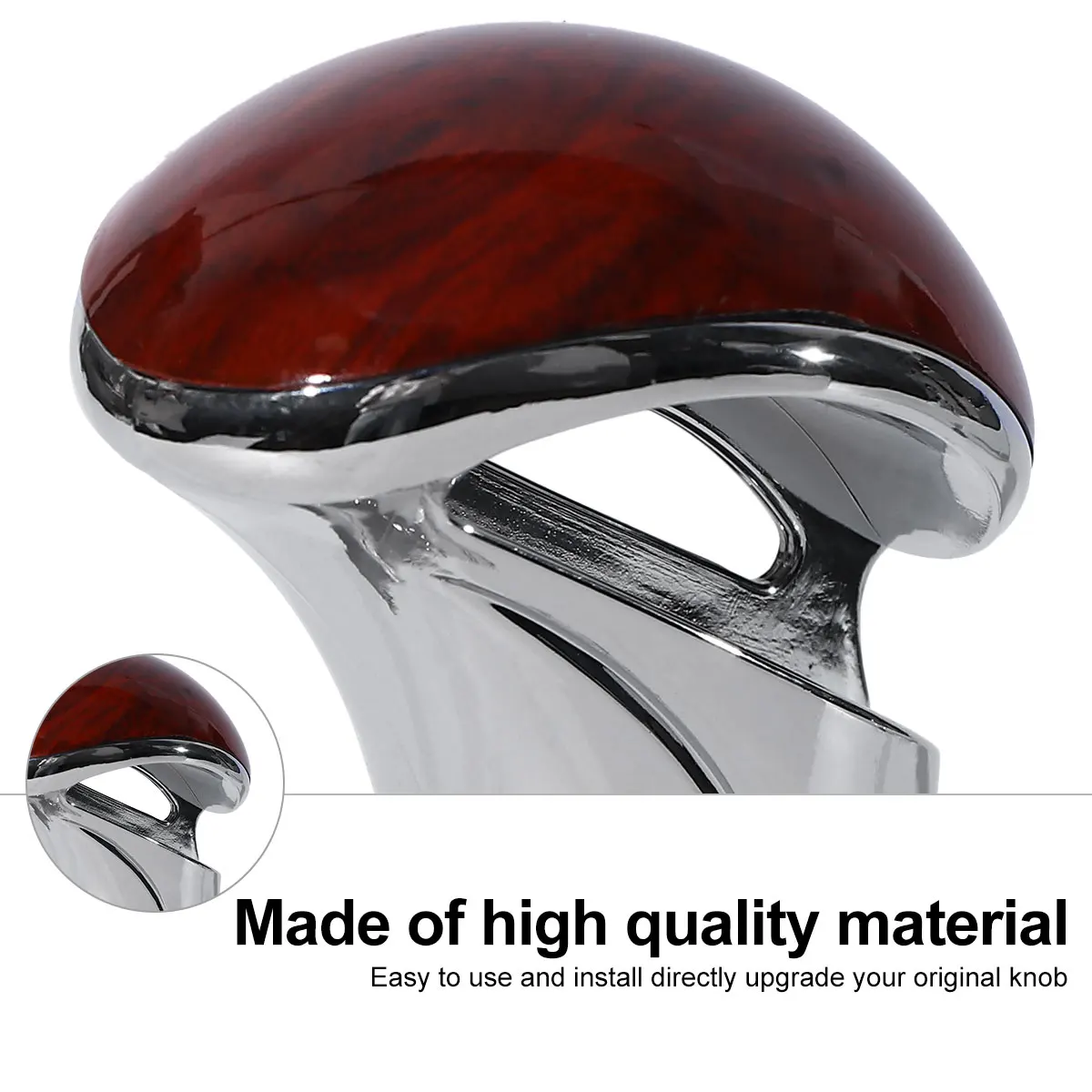 

Automatic Gear Shift Knob Car Handle Lever Stick Universal Light Brown Plastic Durable Stylish Design Car Accessories