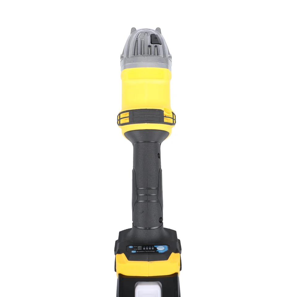 Wholesale DIY Industrial 21V Rechargeable Lithium-Ion Cordless Brushless 125mm Heavy Duty Angle Grinder Adjustable Speed view 6