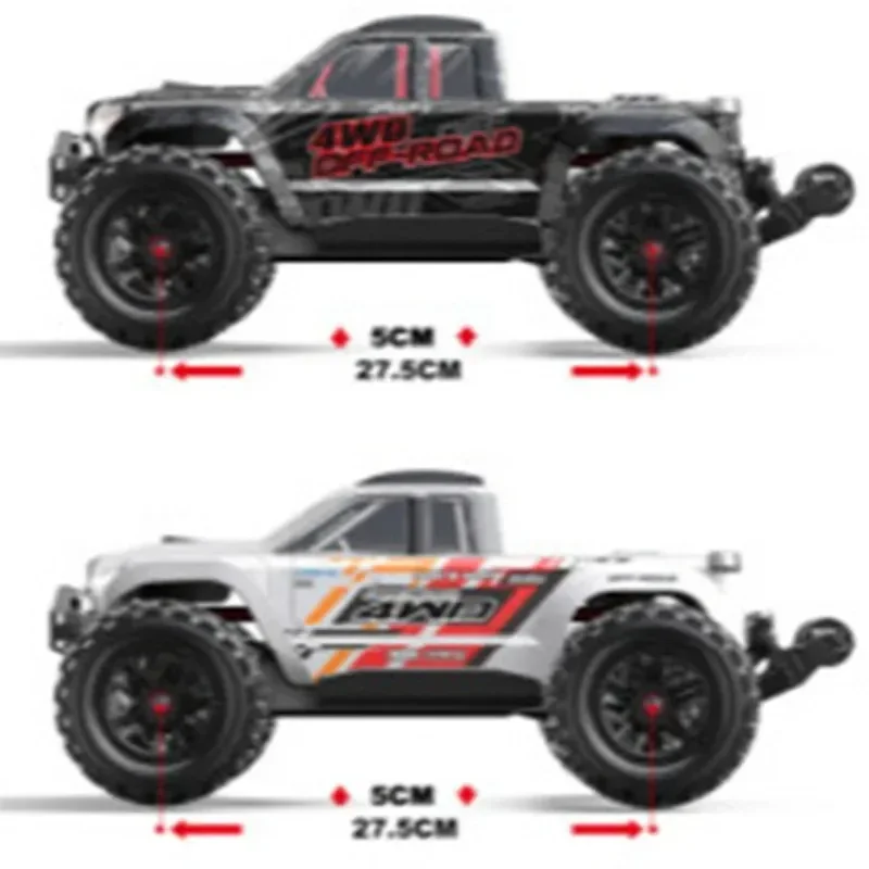 New Mjx 1:10 V2 Hyper Go Rc Car Little Monster 10208 Brushless Off-Road Vehicle Four Wheel Drive Electric Toy Cars Boy Gift