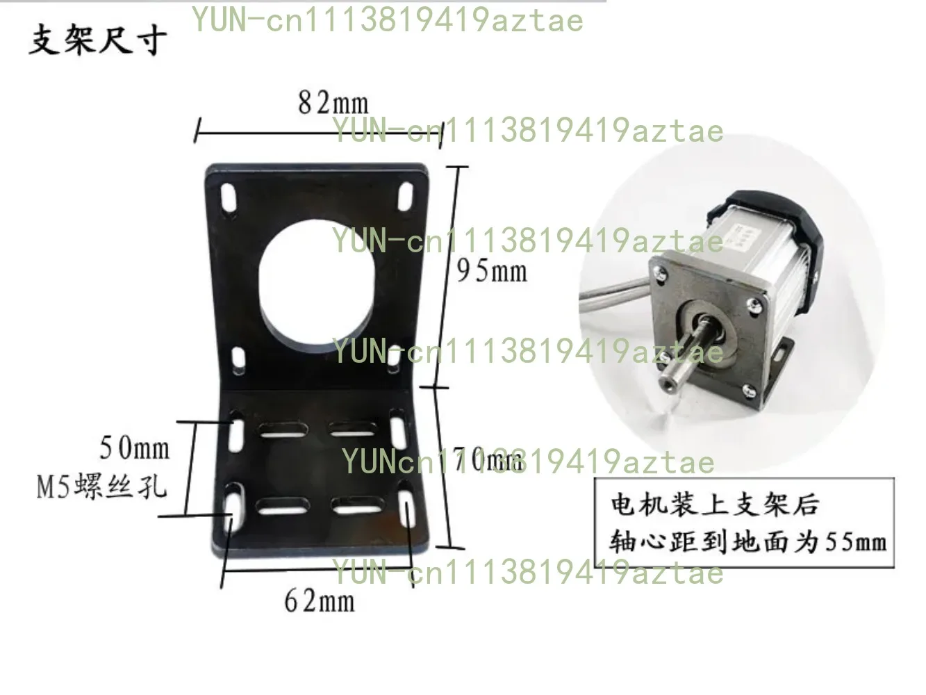 800W Brushless DC Motor Kit with Controller, Variable Speed Servo Motor for Wood Lathe, Belt Bead Machine & DIY Tools