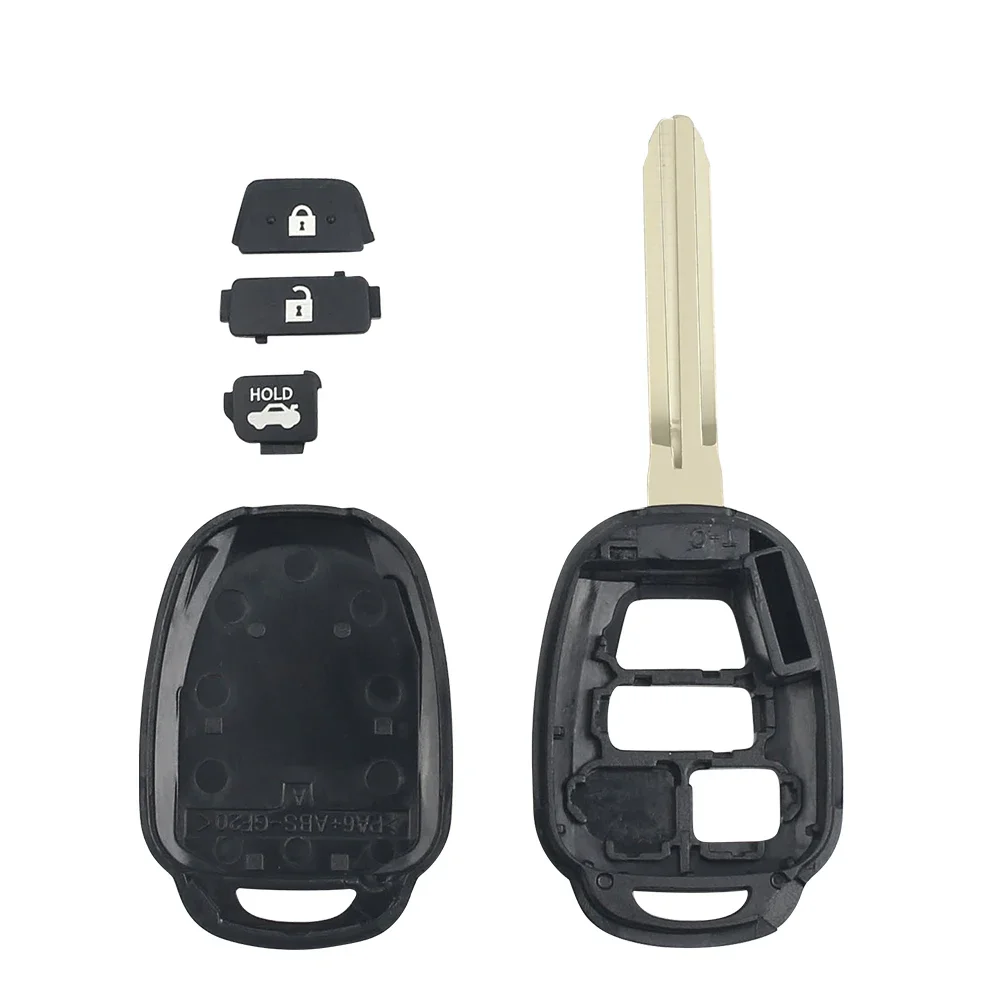 KEYYOU 2/3/4 Buttons Folding Remote Key Shell For Toyota Prius C Corolla Yaris Avensis 2013 2014 2015 2016 2017 2018 Toy43