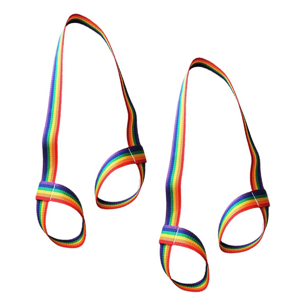 2 Pcs Ski Boot Straps Portable Skates Leash Boots Fixing Wear-resistant Roller Skating Polyester Carrier