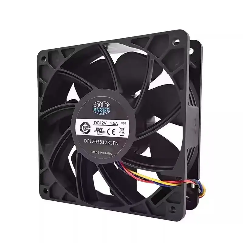 For DF1203812B2FN DC 12V 4.5A 12038 Axial Cooling Fan Heavy Duty Industrial Ventilation Fan CE TÜV CURus