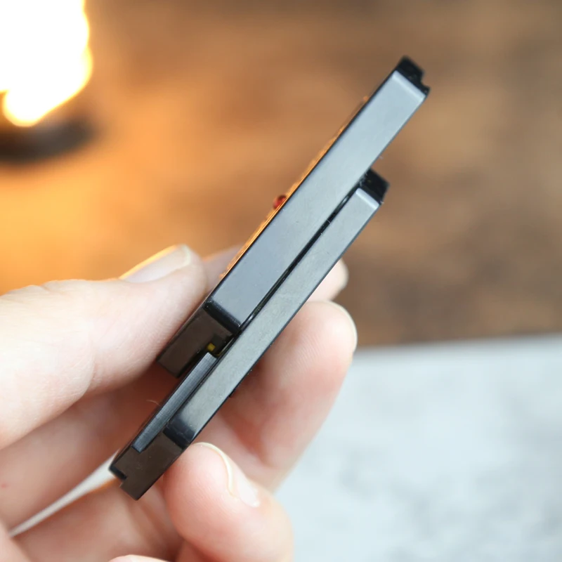 Black PEEK Mini Plane EDC Stress Relief Slider Anxiety-Relieving Sliding Toy ADHD Stress Toy Mechanical Slider Push Fidget Toy