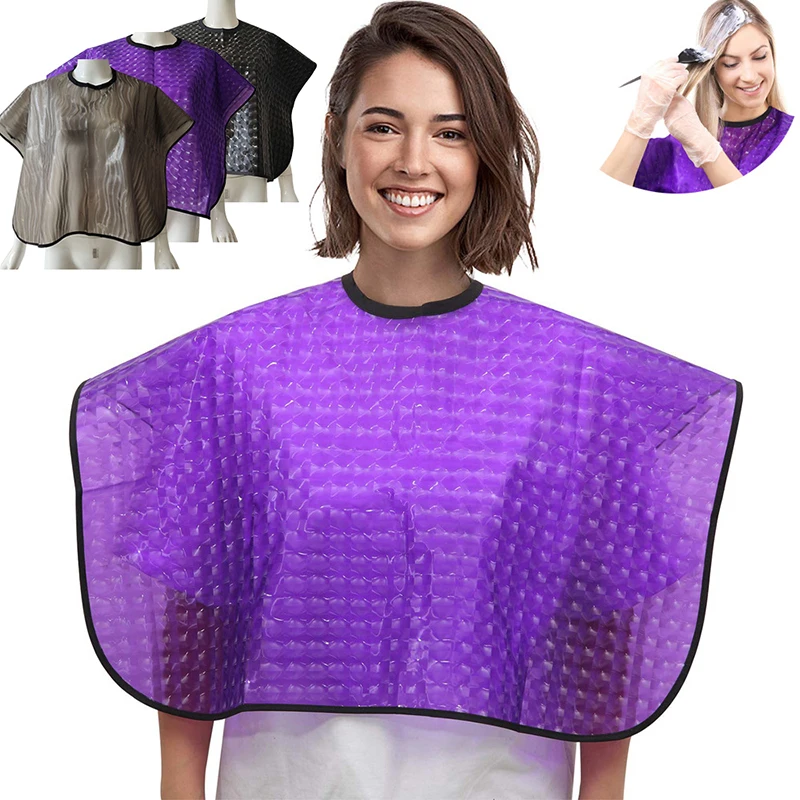 

Hair Cutting Collar Waterproof Colouring Cape Hair Dyeing Shawl Special Dyed Oiling Cloth Barber Shop Hair Salon Haircut Shawl