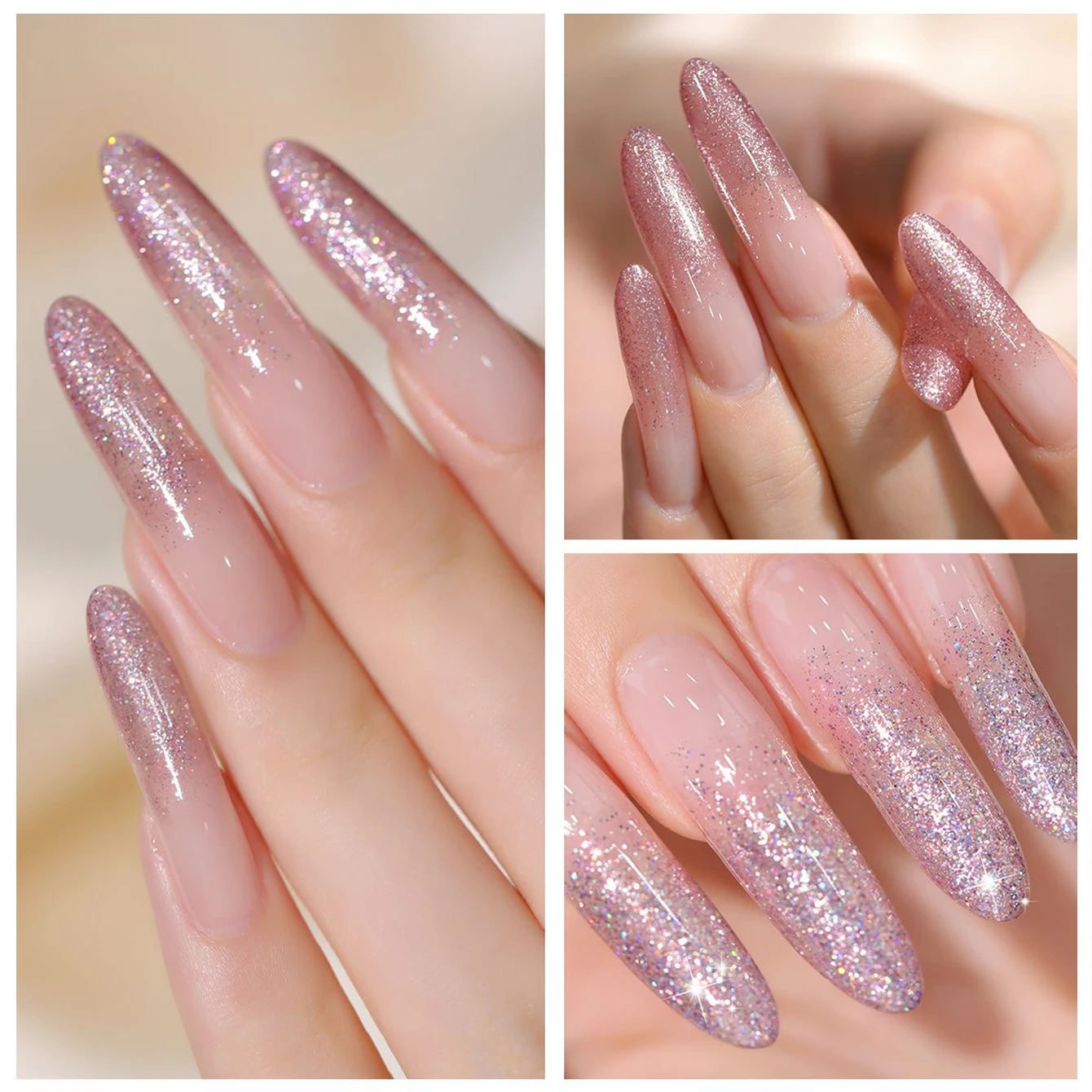 12ML 1PCS Crumble ชิ้น Starlight Super Flash Glitter เจลเล็บฤดูร้อนเล็บ Beach Essentials อุปกรณ์เล็บ