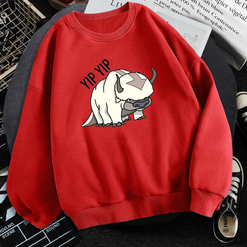 Men Sweatshirts Avatar The Last Airbender Printing Loose Crewneck Street Style Pullover Male Autumn Sweatshirt For Homme