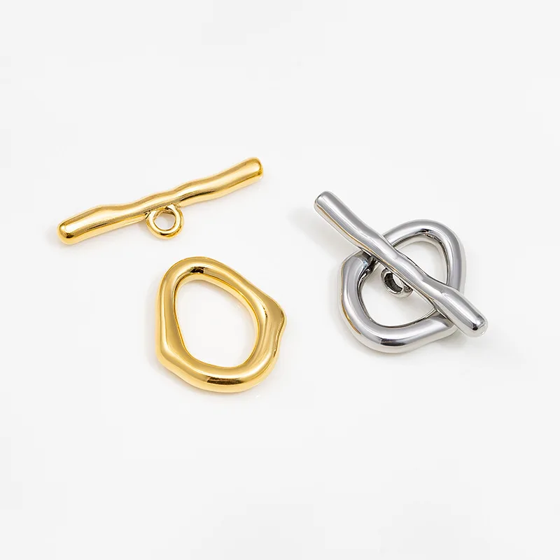

Stainless Steel Irregular OT Clasp Integrated Connecting Rings Accessories Jewelry Making DIY Necklace Bracelet Crafts Materials