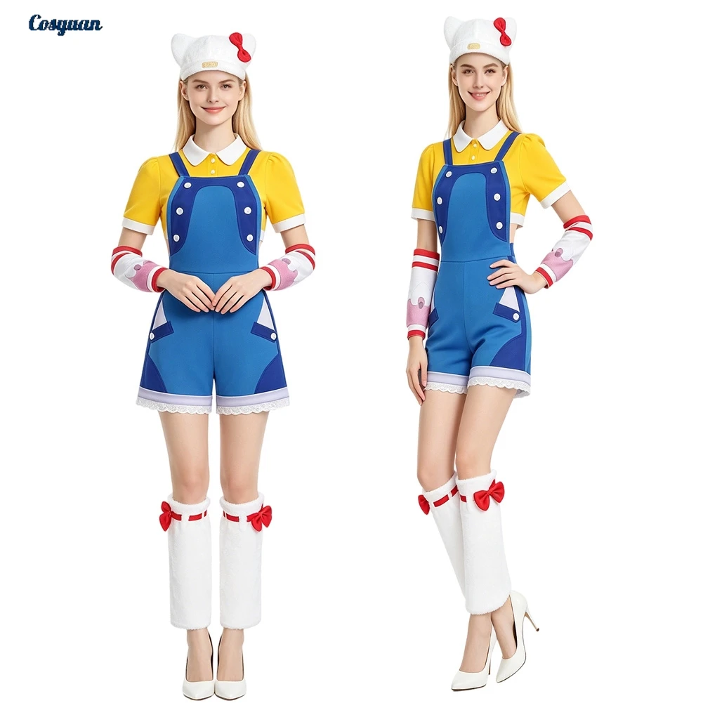 

Game OW Cosplay Juno Top Pants Hat Clothing Women Adult Party Disguise Roleplay Female Halloween Costume Carnival Outfits Suits