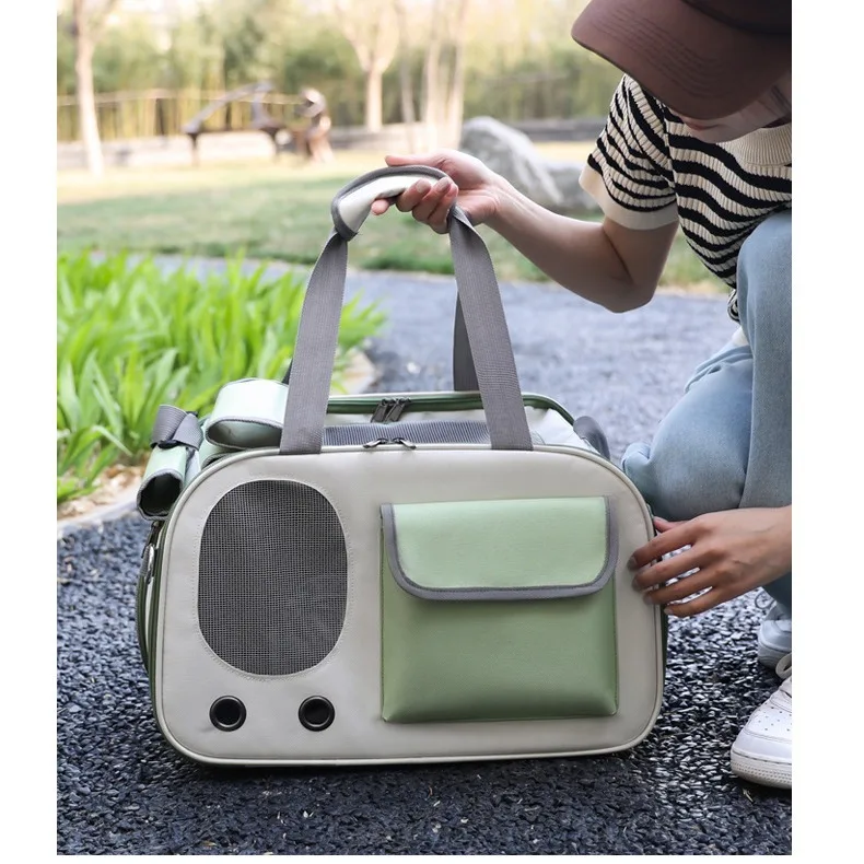 

Portable Pet Dog Carrier Bag Portable Foldable Shoulder Bag Pet Supplies Outdoor Handbag Transport Bag for Small Dogs Cats