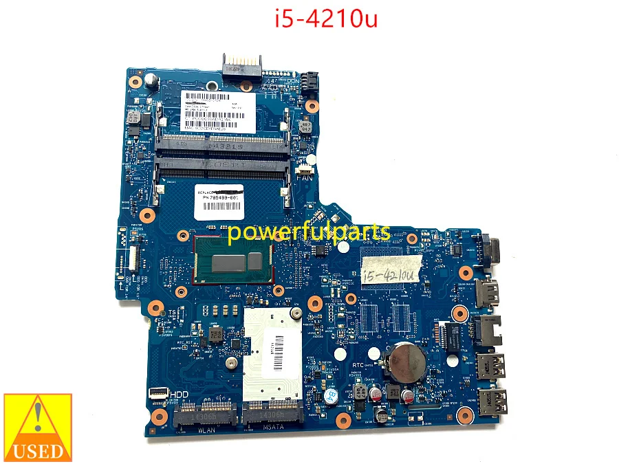 

For Hp 350 G1 350 G2 Laptop Motherboard 785489-60 i5-4210u Cpu 6050A2608301-MB-A05 100% Working Ok