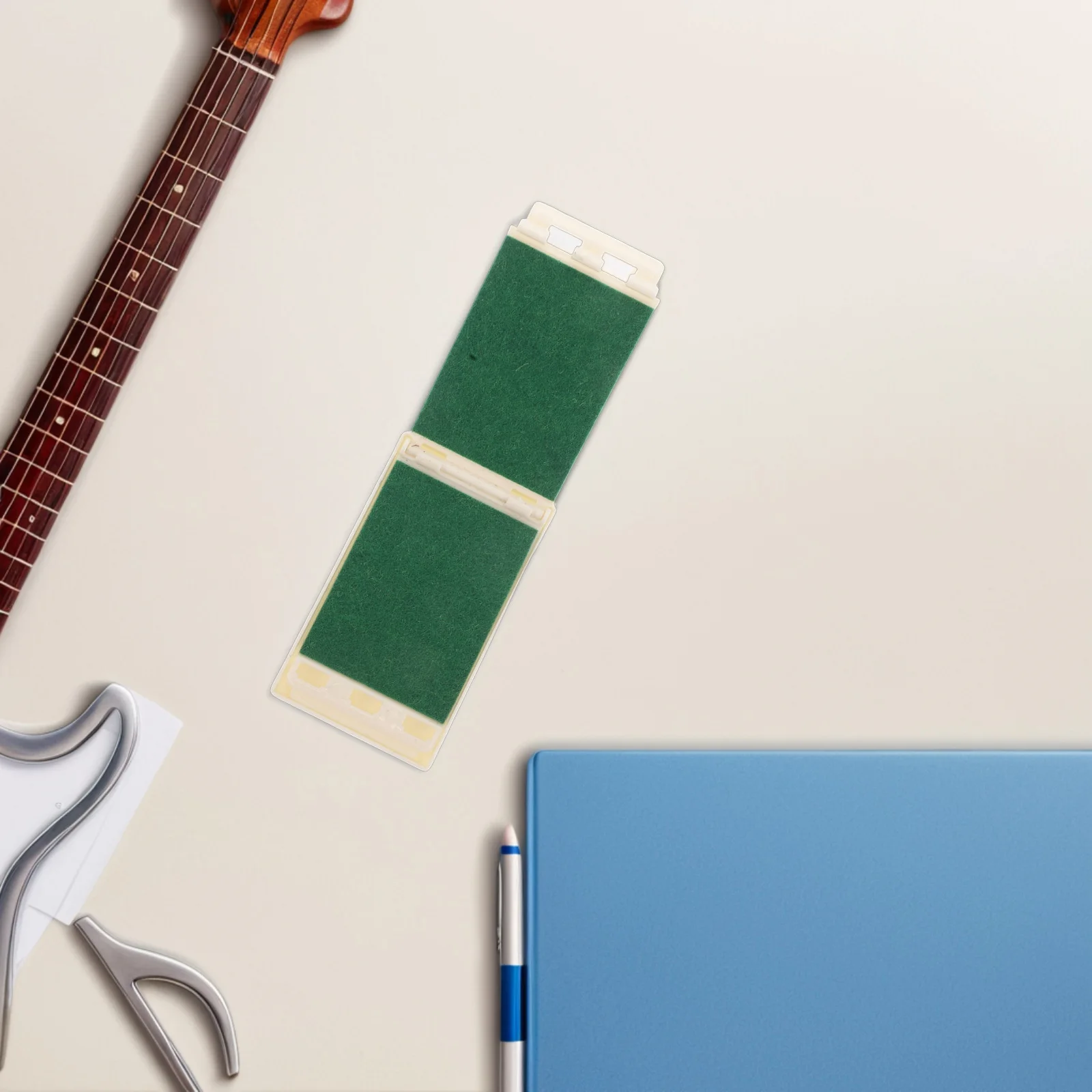 

String Cleaning Scrubber Guitar Bass Fret End Dressing Tool Erasers for Felt Acoustic Cleaner