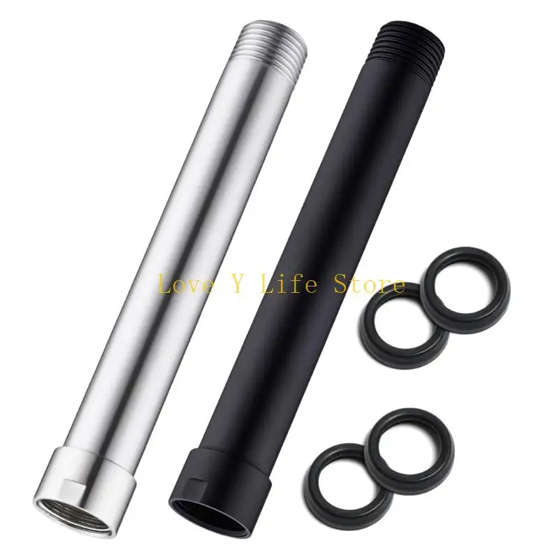 L74C دش موسع الفولاذ المقاوم للصدأ تمديد أنبوب معدني دش خلاط الأنابيب دائم #1