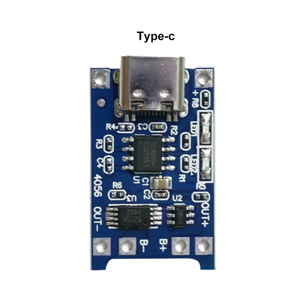 3.7V Lithium Battery Charger Protection Board 5V 1A 2A Li-ion Lipo Battery Charging Protect Two-in-one Module Micro USB Type-C