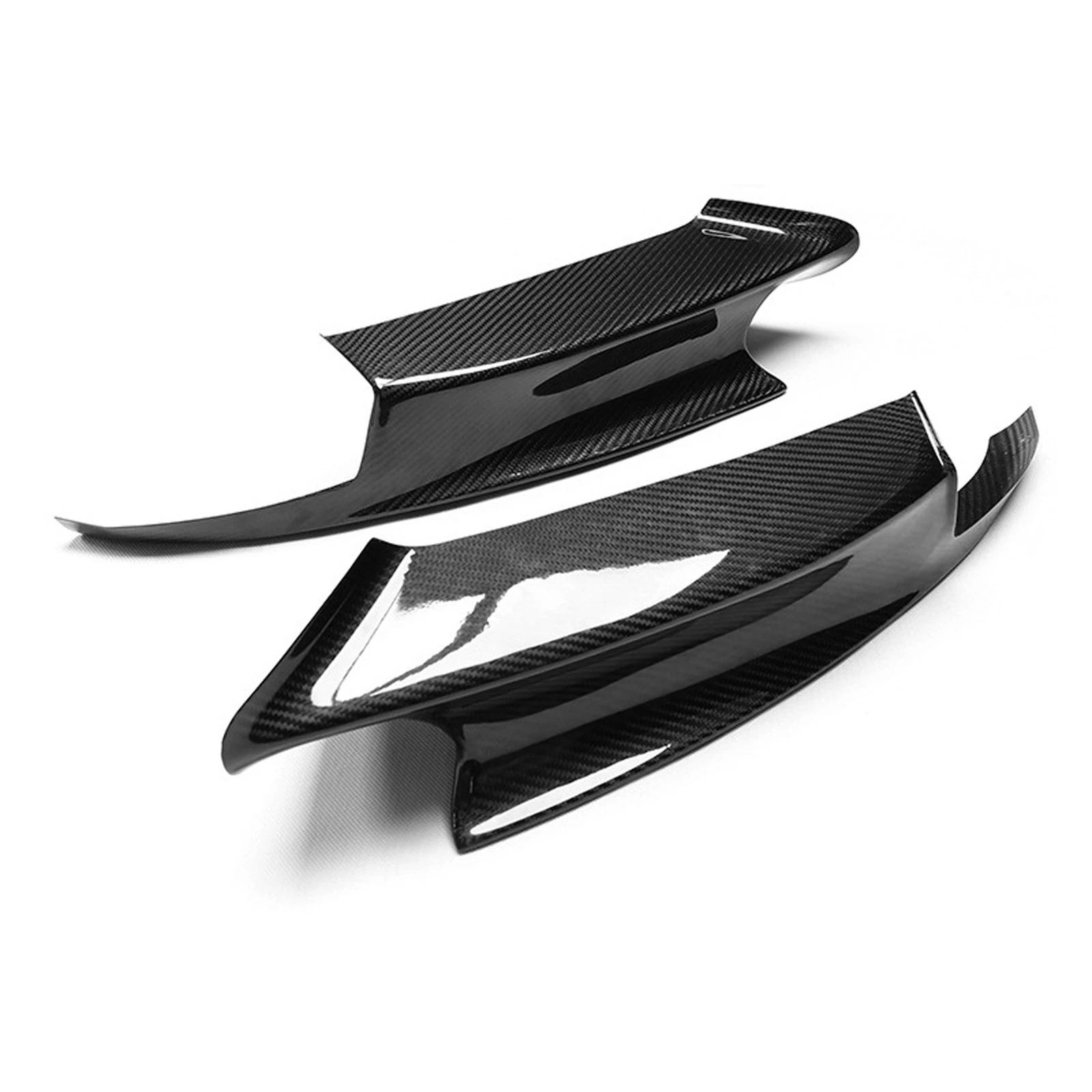 Fit for BMW E90 E92 E93 M3 08-14 Real Carbon Fiber Front Bumper Splitters Lip Spoiler