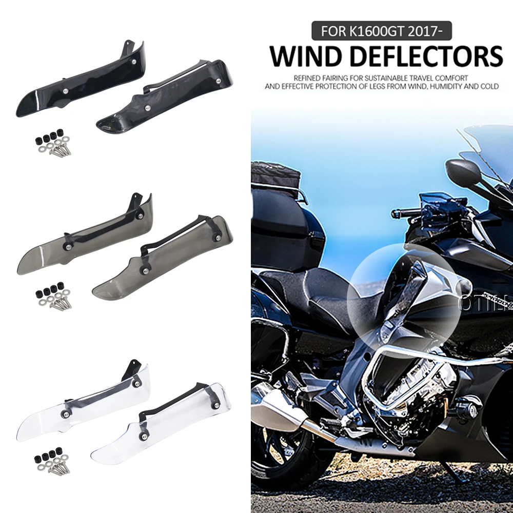 

Leg Protectors K 1600 GT Motorcycle Wind Deflectors Fairing Extenions Foot Guard Fender For BMW K1600GT 2017 2018 2019 2020 2021