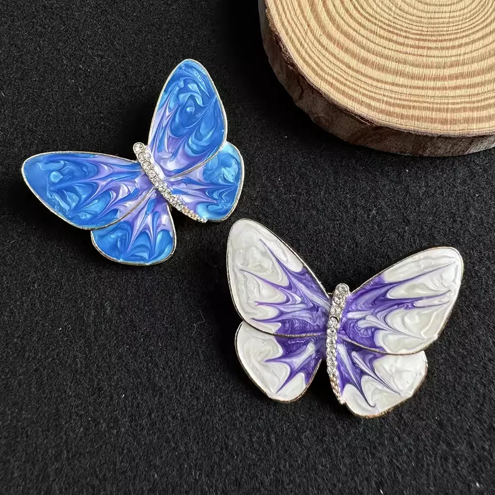 New Creative The Wizard of Oz Colorful Oil Dropping Butterfly Brooches for Women 3Colors High Quality Brooch Pins Gifts