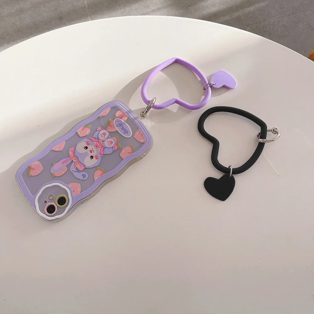 

Silicone Fashion Anti Lost Love Keychain Mobile Phone Strap Ring Pendant Mobile Phone Bracelet Wristband Bracelet Accessories