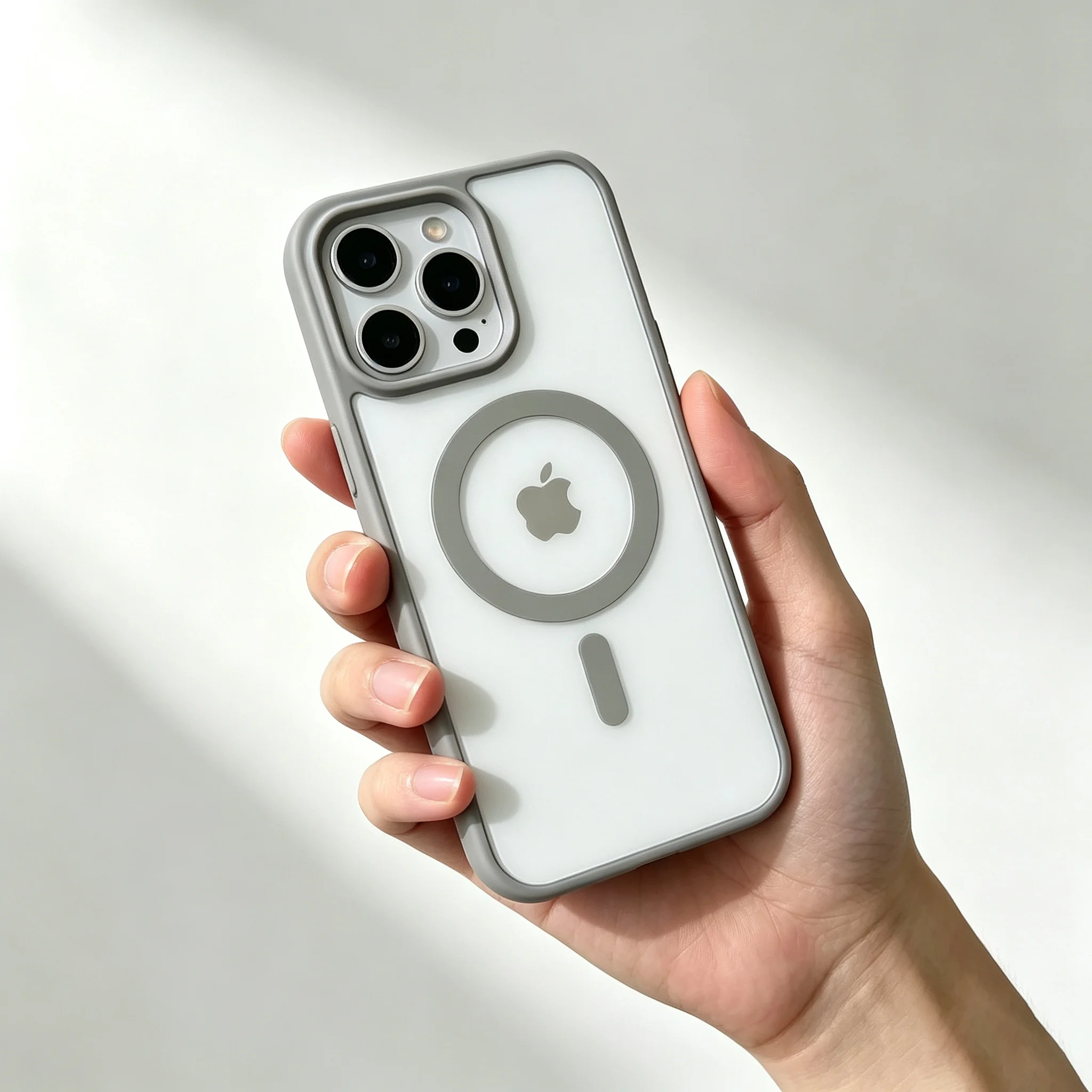 Coque de téléphone à chargement magnétique pour iPhone 18 17 16 15 14 Plus 13 12 Pro Max AIR 16e 17e 17Pro compatible MagSafe, en acrylique transparent