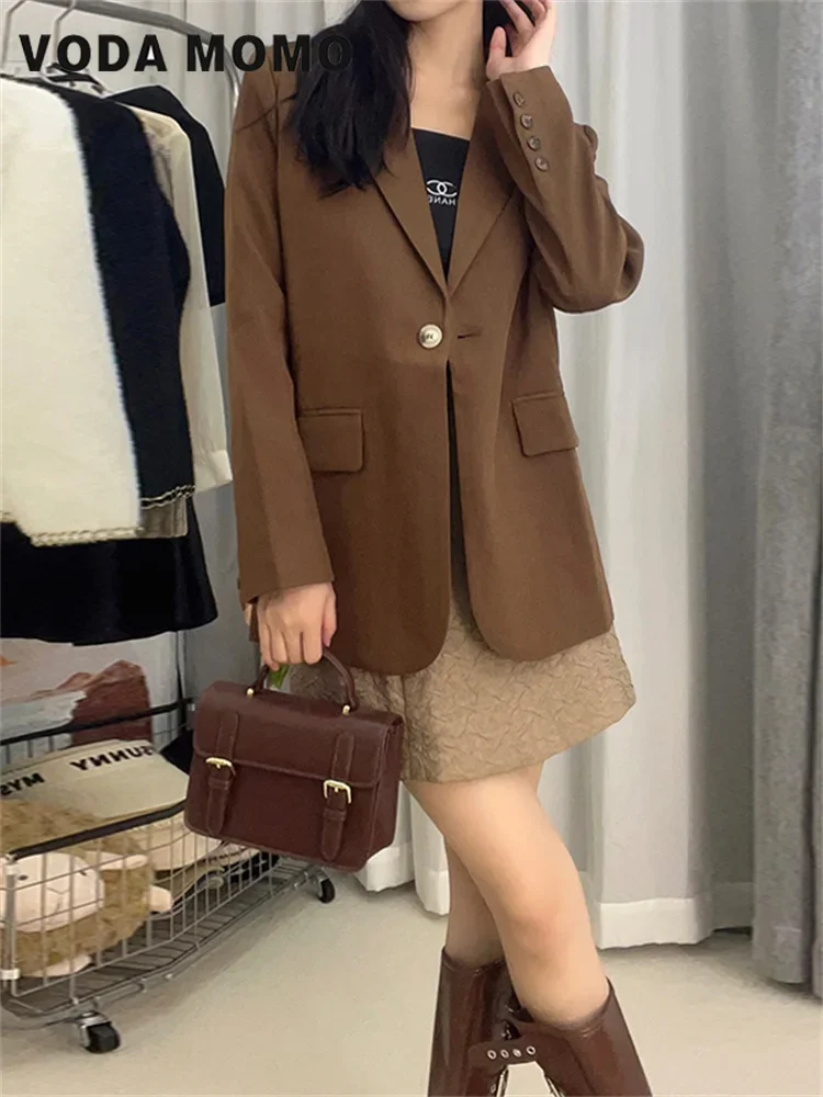 2023 Autumn New Design Commuting Style Suit Jacket Women's New High-Grade Casual Foreign Air Blast Suit Korean Fashion All-match