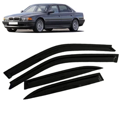 Window Visor for BMW 7 Series E38 SWB 1995 1996 1997 1998 1999 2000 2001 Weathershied Door Visor Wind Deflector Sun Rain Guard