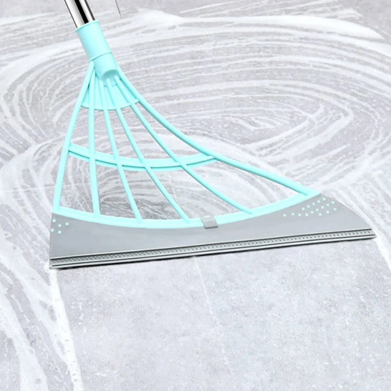 Magic Wiper Lazy Broom Silicone Scraper Broom Cleaning Bathroom Glass Squeegee OnePiece Wipe Mop Household Broom Splicing Broom