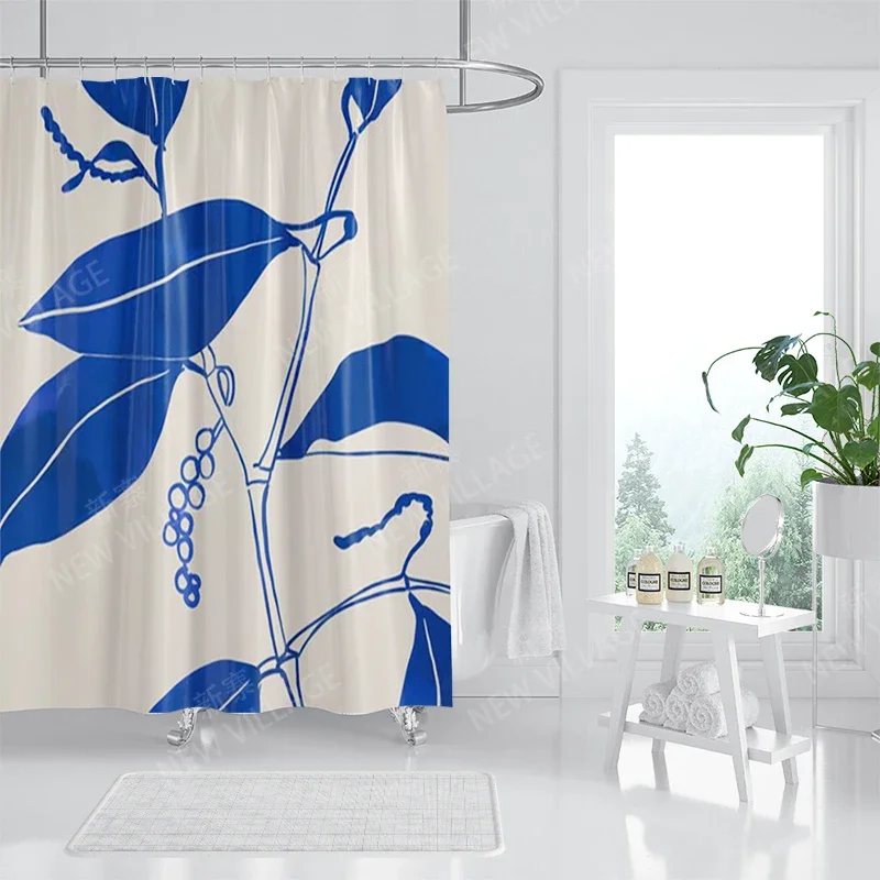 Waterproof fabric shower curtain Bathroom curtain accessories 180x200 Bath curtain for shower 240*200 nordic boho decor 240x200