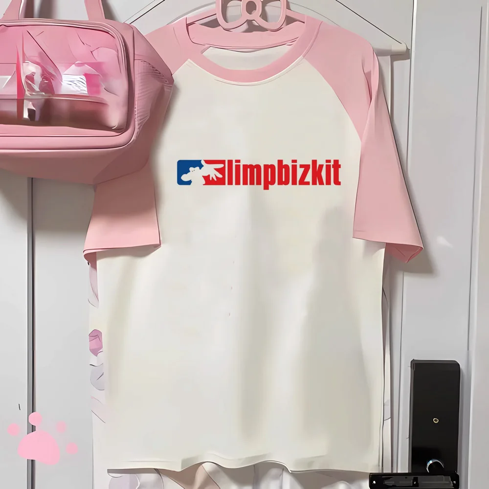 Limp Bizkit top women funny Japanese t-shirts female 2000s clothes