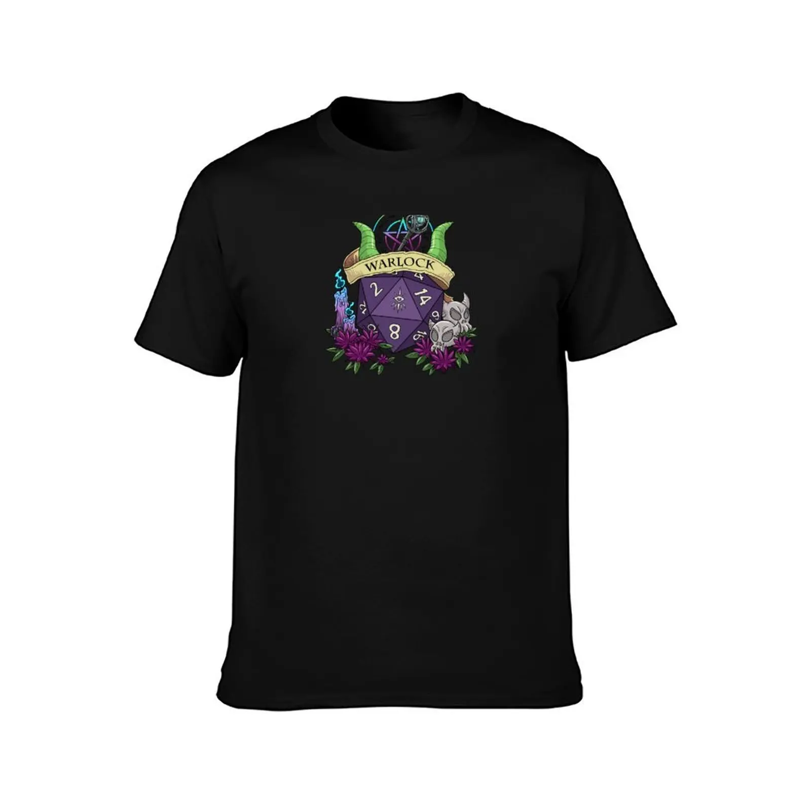 Dice Warlock T-Shirt Trendy Pattern for Men T-Shirt