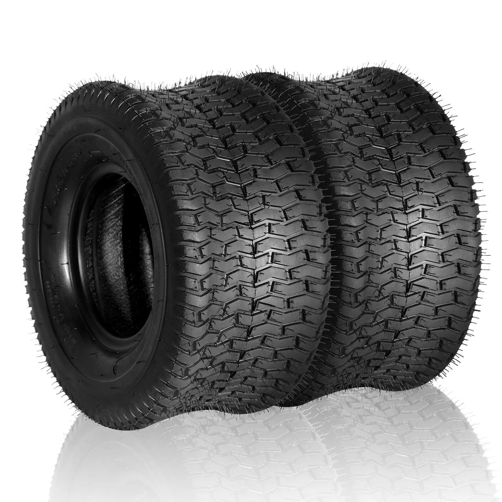 Set of 2 24x12-12 Turf Master Lawn Mower Tires 6PR 24x12-12 Tubeless 2205Lbs