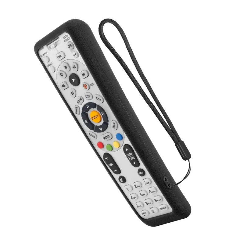 WOTT-Protective Case For Directv RC65R RC66RX 4 HDTV Receiver Anti-Slip & Shockproof Silicone Cover (Black)
