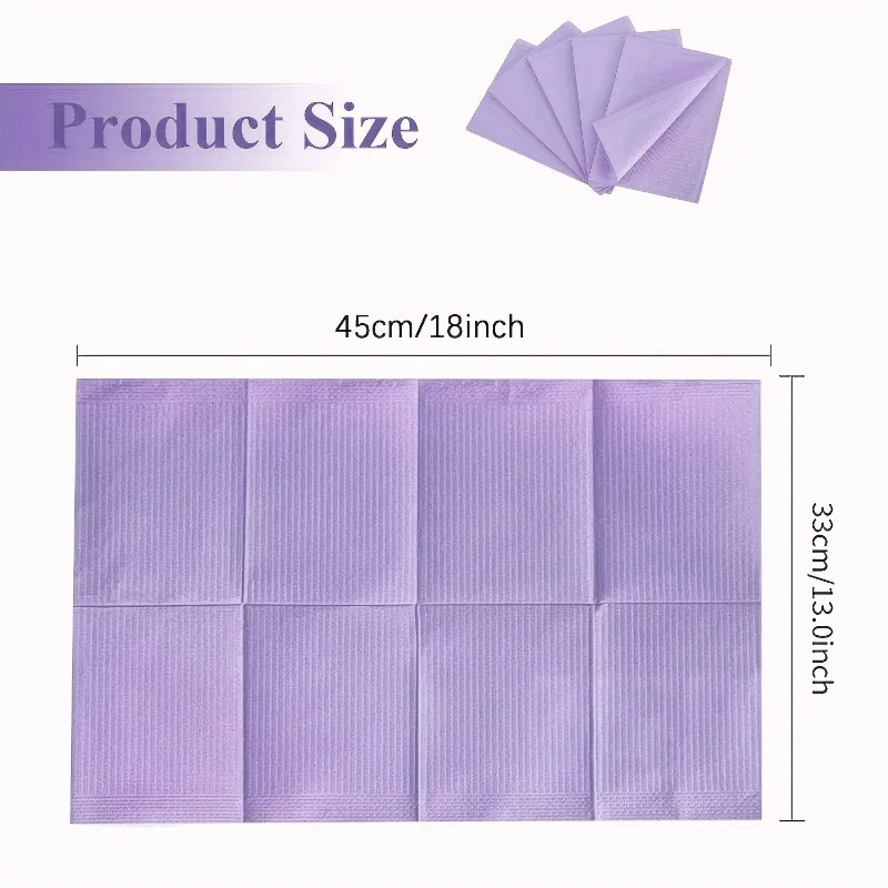 25/50/125 قطعة الأرجواني المتاح الجدول حصيرة مقاوم للماء طوي تنظيف الوسادة الوشم الجمال مسمار DIY بها بنفسك تنظيف الملحقات