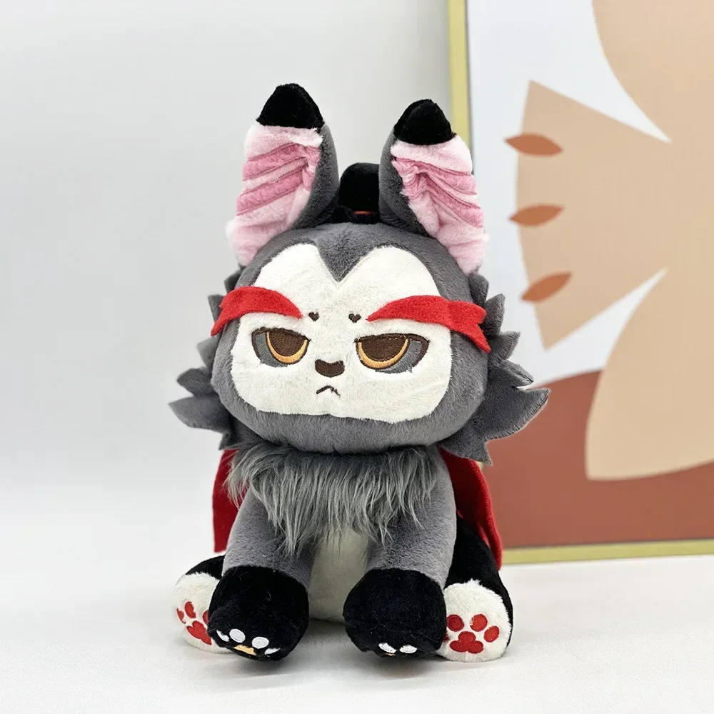 New Hazbin Hotel Husk Meow Plush Dolls Husk Meow Plush Toy Cute Cartoon Plushie Dolls Soft Stuffed Anime Periphery Toys Gifts