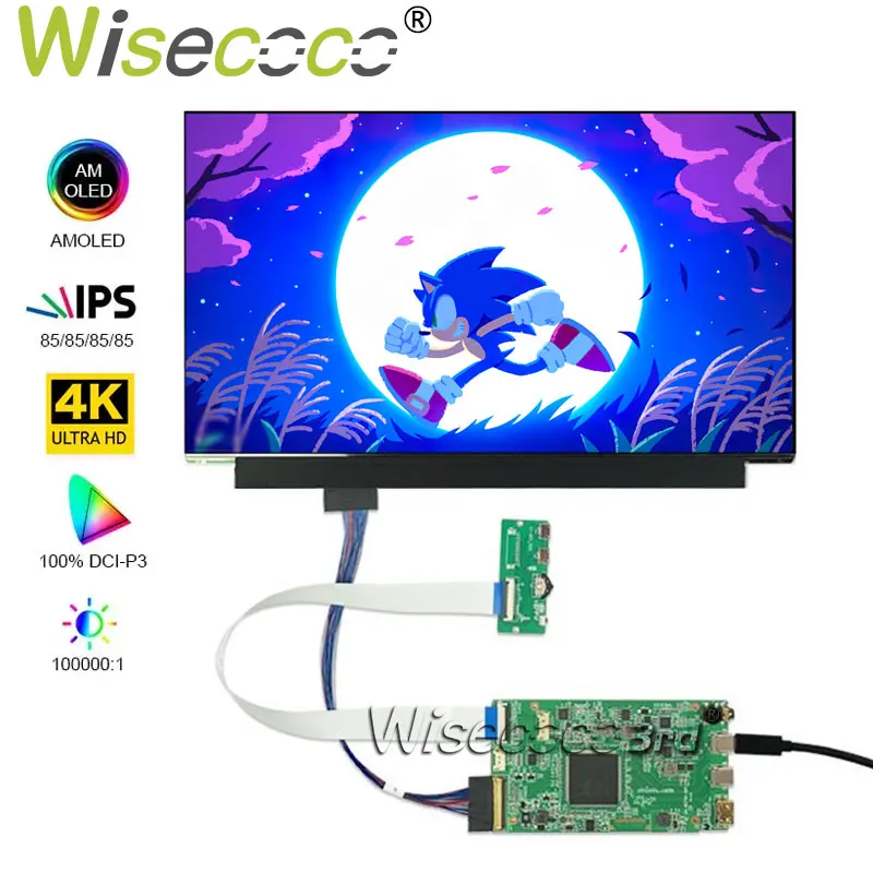 Amoled Screen Display 13.3 Inch 3840x2160 4K IPS OLED Ultrathin Laptop Raspberry Pi Display Android TV Box XBOX PS4 5 Display