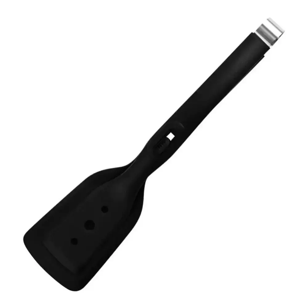 Silicone Spatula Tong Beige Black Locking Mechanism Cooking Clamp 2-in-1 Design Multipurpose Barbecue Clamp Spatula