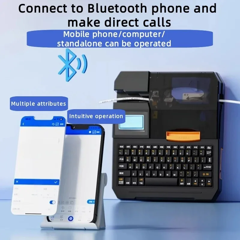 Line Number Machine Number Tube Printing Bluetooth Sleeve Computer Portable Marking Typing Digital Numbering Automatic
