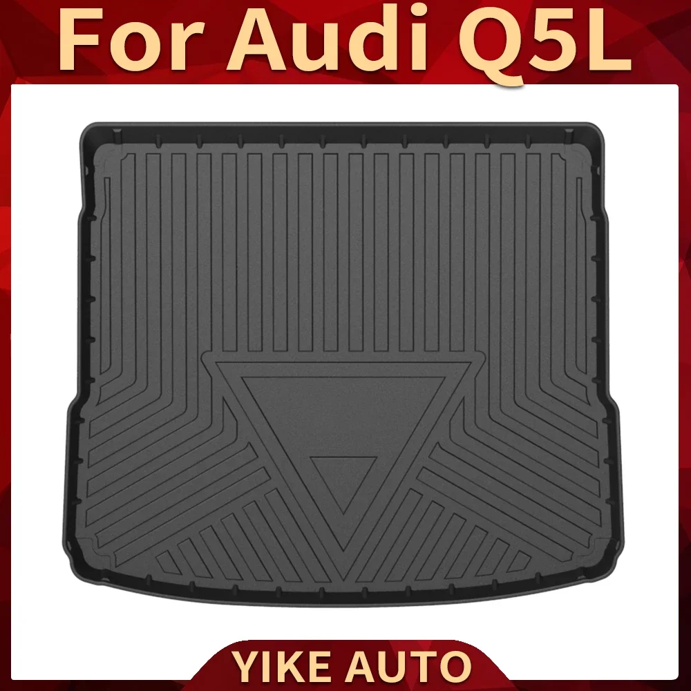 For Audi Q5L FY 2018-2024 LWB Auto Car Cargo Liner All-Weather TPE Non-slip Trunk Mat Waterproof Tray Trunk Carpet Accessory 