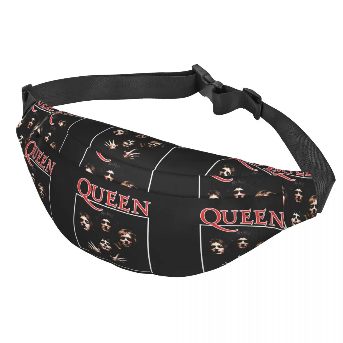 Custom Queen Freddie Mercury Drawstring Backpack Sports Gym Bag for Men Women British Singer Rock Band Training Sackpack