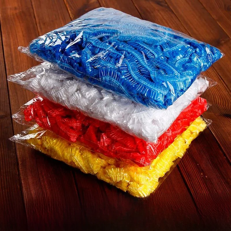 

Одноразовая утолщенная водонепроницаемая шапочка для душа для женщин, для домашнего использования, для окрашивания волос, защитная шапочка для детей, шапочка для купания