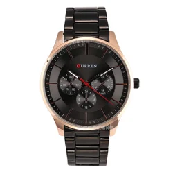 Men's Watch Business Leisure Watch Fashion Three Eye Six Pin Quartz Watch Multi Functional Simple Waterproof Leisure Men's Watch