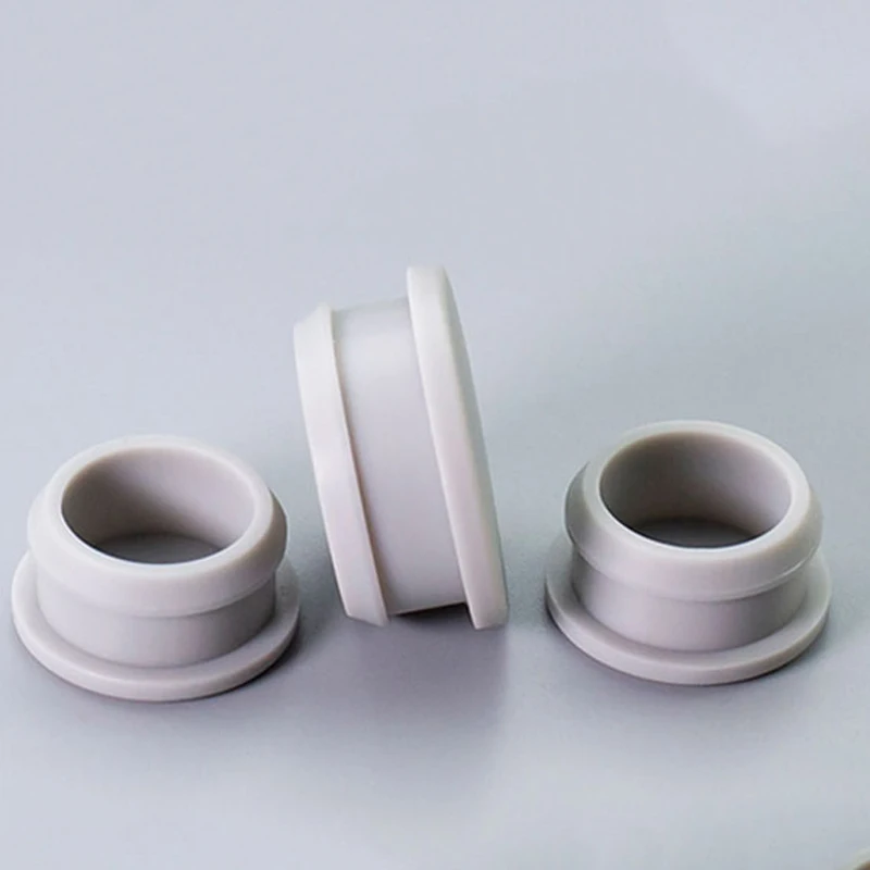 Grey Silicone Rubber Hole Caps T-type Plug Cover Snap-on Gasket Blanking End Cap Seal Stopper