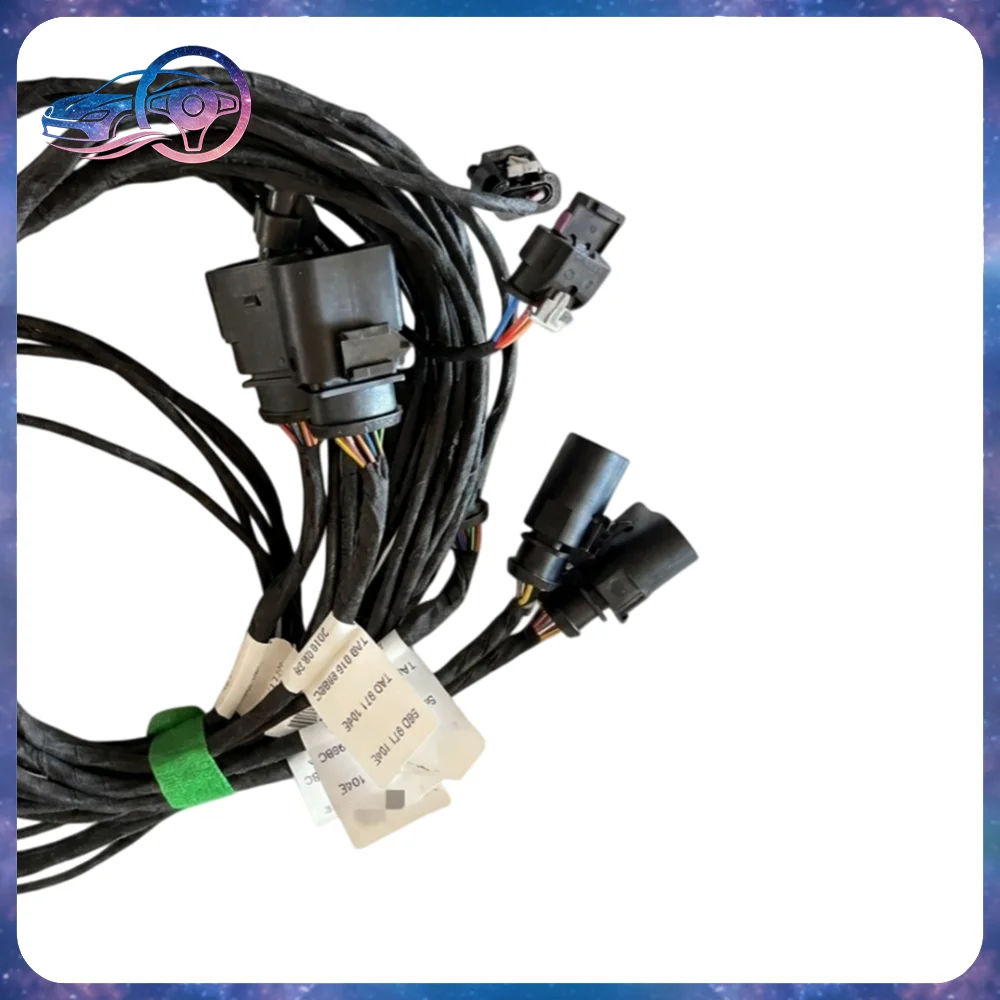 Rear Bumper PDC Parking Sensor Wiring Cable Harness 56D971104E For VW Passat B7 Magotan CC Rear Radar Wire view 4