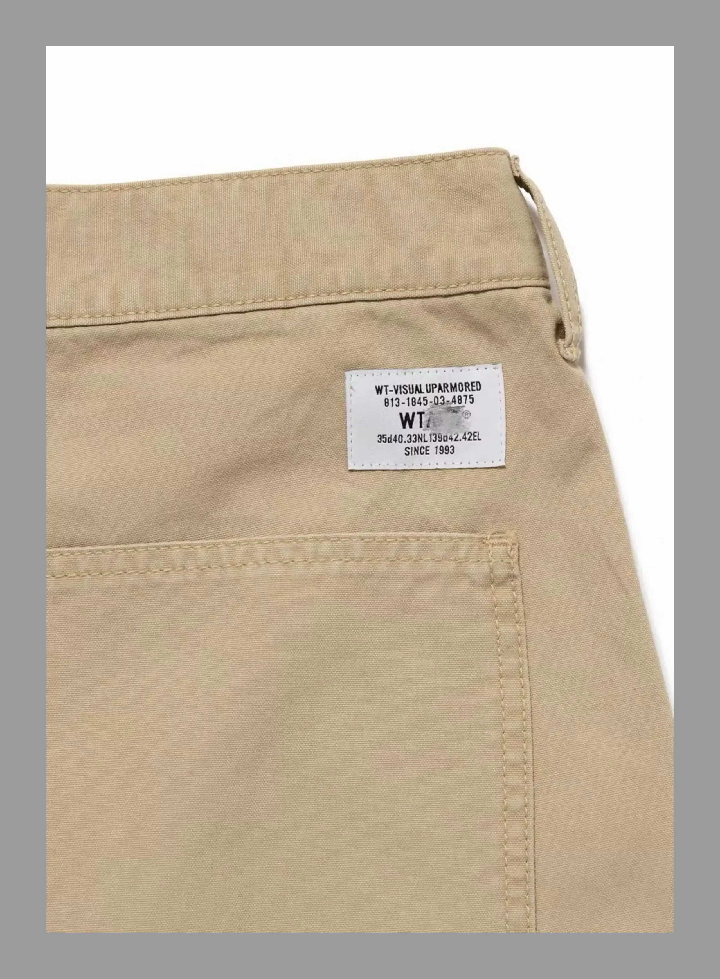 WTAPS 26SS Men Cargo Shorts Summer Loose Fit Multi Pocket Workwear Japanese Streetwear Knee Length Casual Shorts