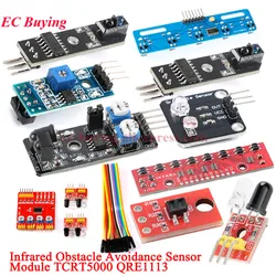 10Pcs/1pc TCRT5000 IR Infrared Reflectance Sensor Obstacle Avoidance Module Tracing Sensor Tracking Module QRE1113 sensor