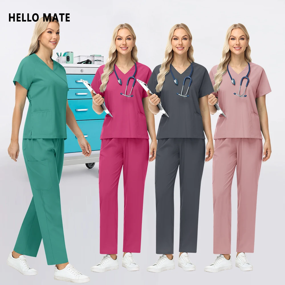 

Оптовая продажа, рабочий костюм для красоты, лабораторный зоомагазин, спецодежда, медицинская хирургическая форма, больничная скрабная одежда, комплект для медсестры, врача, стоматологической хирургии