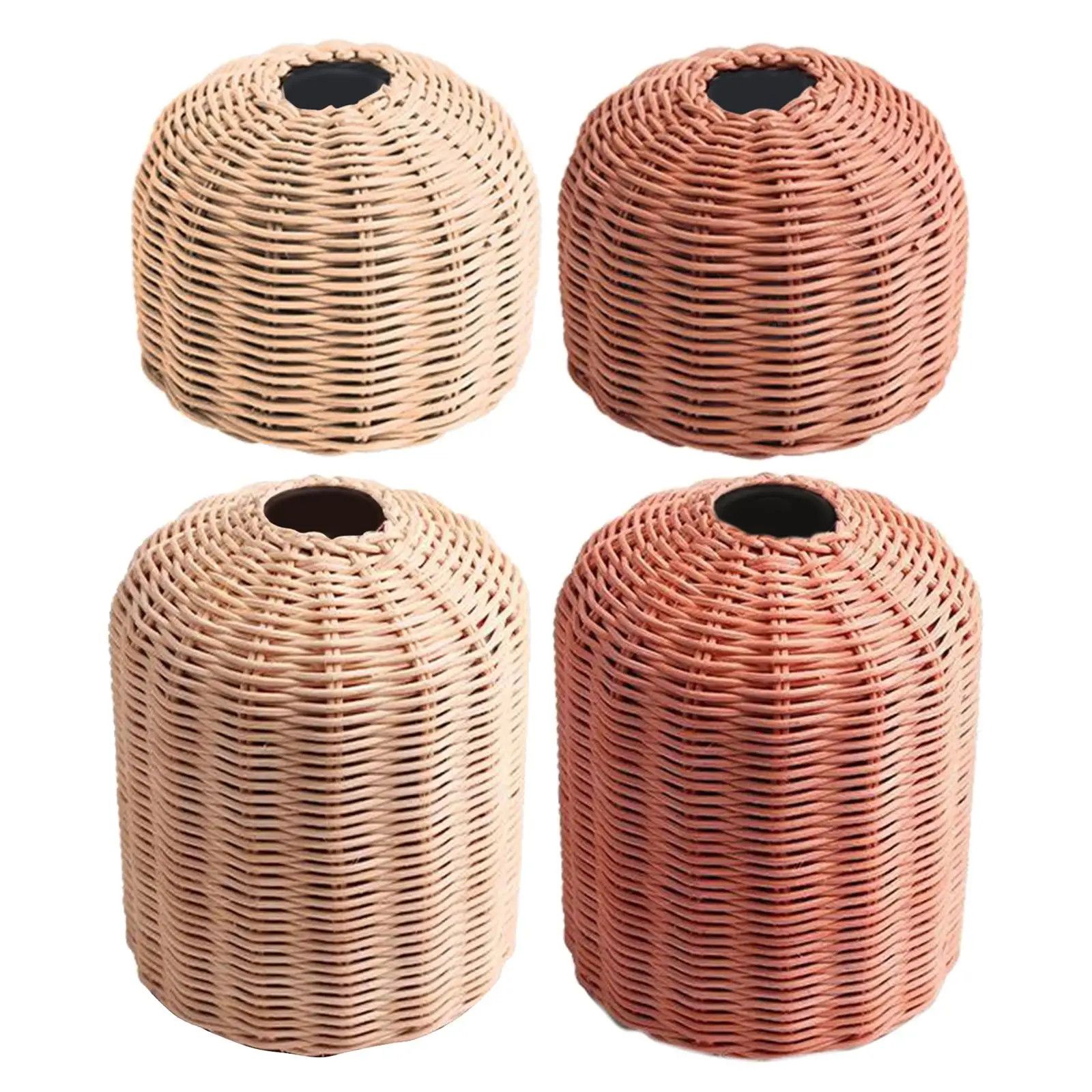 Handmade Rattan Gas Cylinder Cover Weather Resistant Storage Bag for Camping Gas Butane Cylinder Outdoor Use